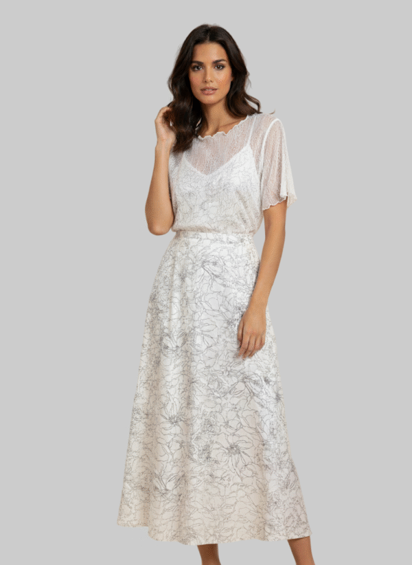 Vestido Largo Talla Única de Doble Capa y Algodón | Diseño Exclusivo, Suave y Versátil